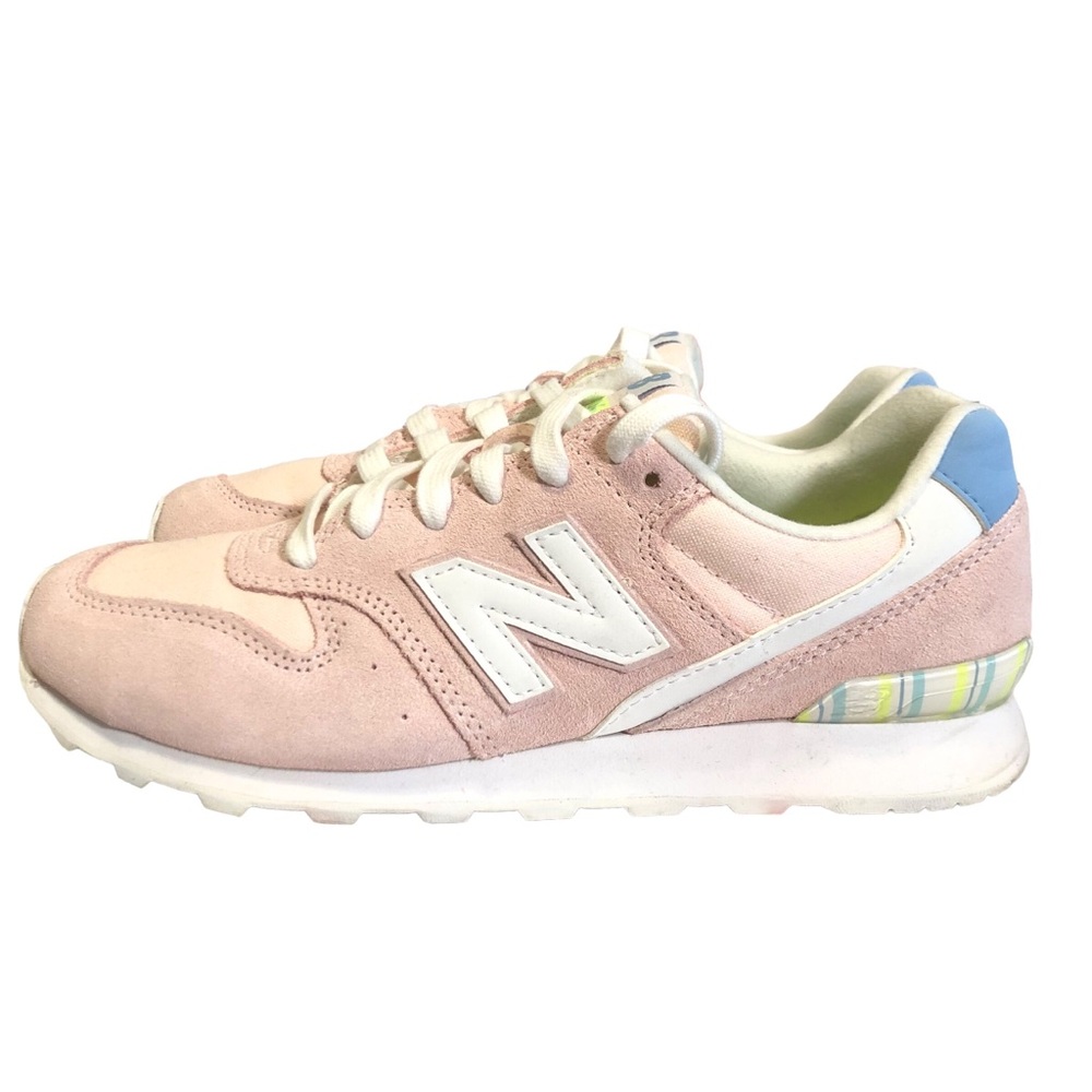 Spring Summer New balance 696 sneaker pink white 7.5